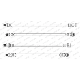 Flexible de frein FERODO FHY2831