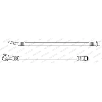 Flexible de frein FERODO FHY2832