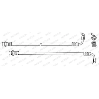 Flexible de frein FERODO FHY2838