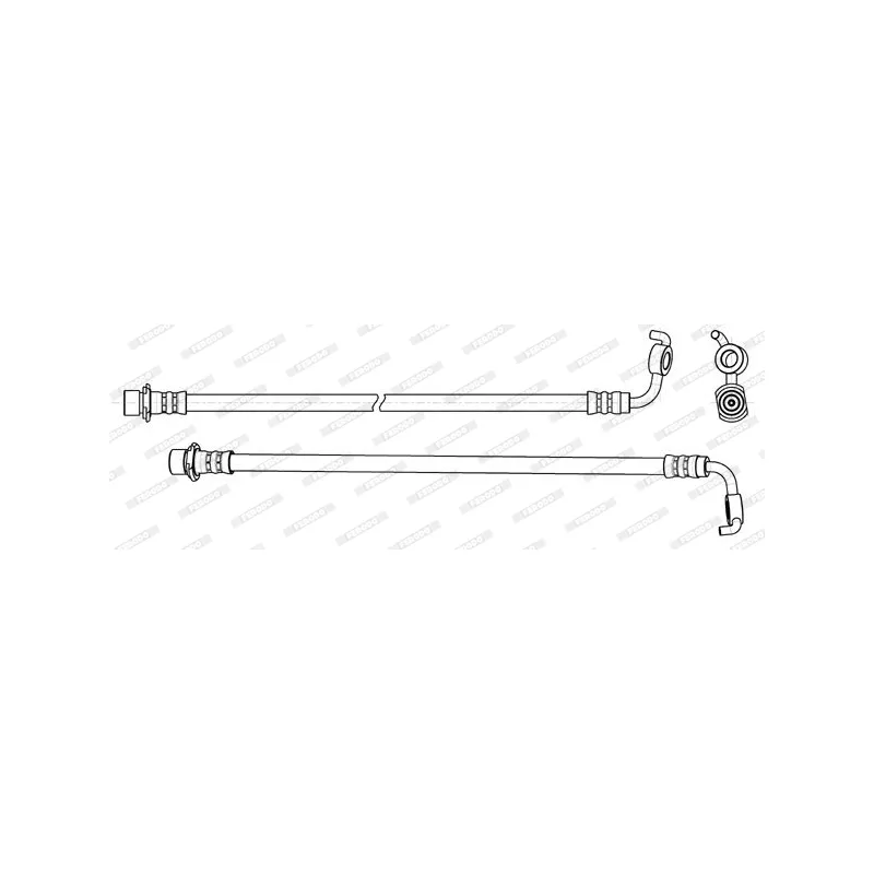 Flexible de frein FERODO FHY2838