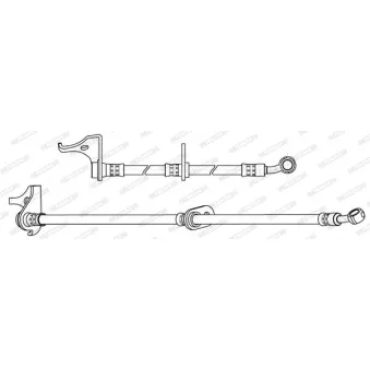 Flexible de frein FERODO FHY2861