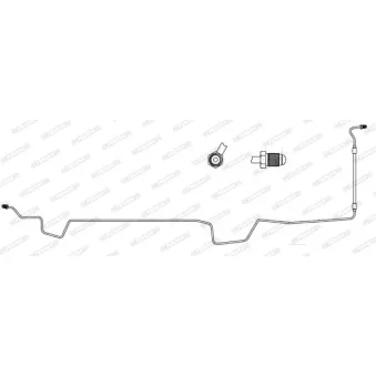 Flexible de frein FERODO FHY2874