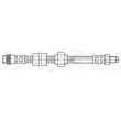Flexible de frein FERODO FHY3015 - Visuel 2