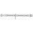 Flexible de frein FERODO FHY3105 - Visuel 2