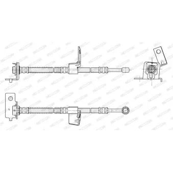 Flexible de frein FERODO FHY3126