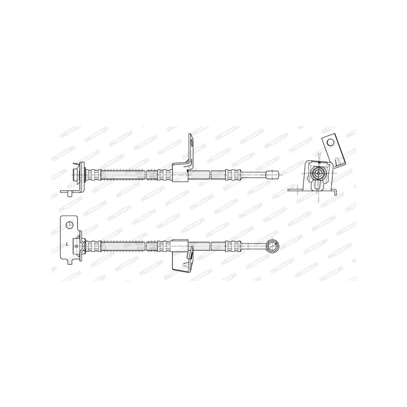 Flexible de frein FERODO FHY3126