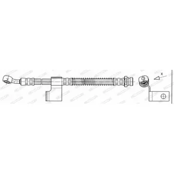 Flexible de frein FERODO FHY3128