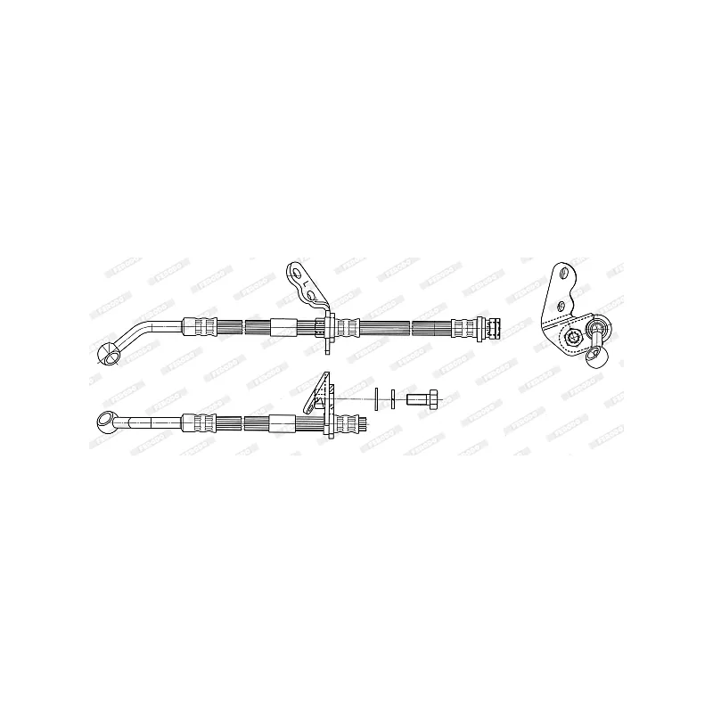 Flexible de frein FERODO FHY3216