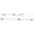 Flexible de frein FERODO FHY3258 - Visuel 2
