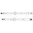 Flexible de frein FERODO FHY3282 - Visuel 2