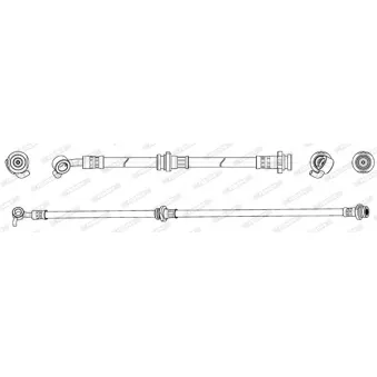 Flexible de frein FERODO FHY3301