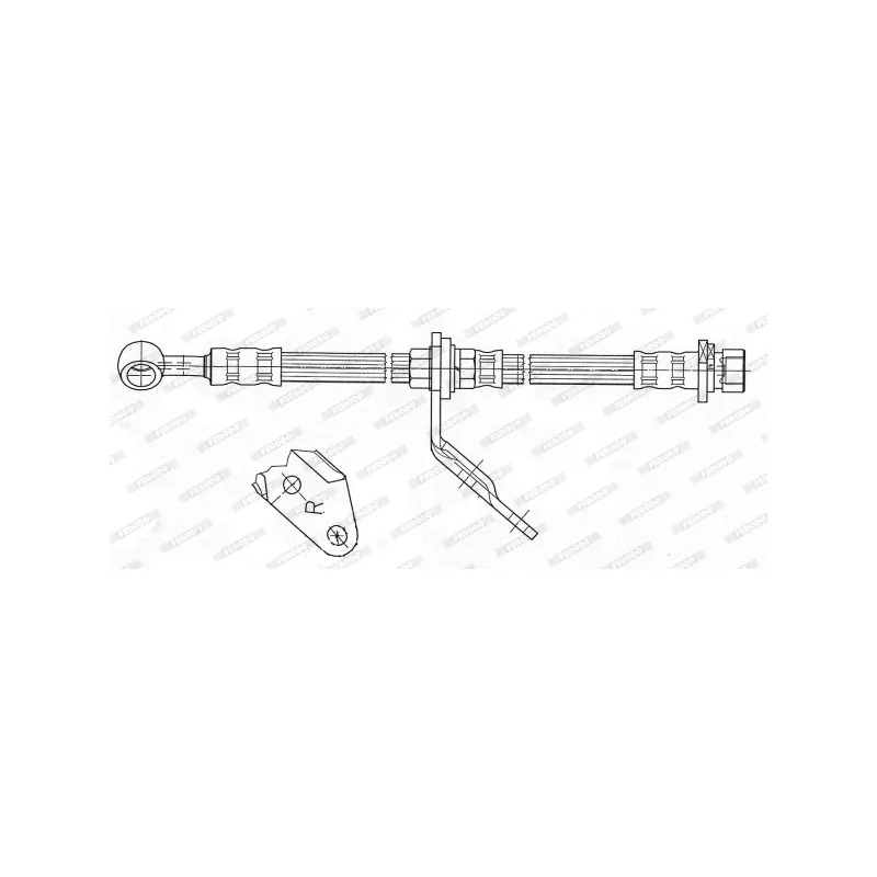 Flexible de frein FERODO FHY3304