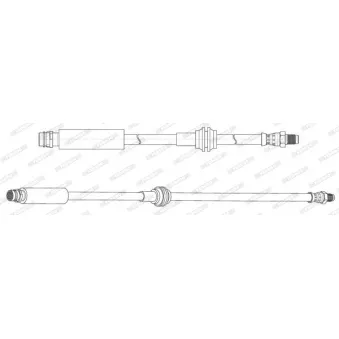 Flexible de frein FERODO FHY3373