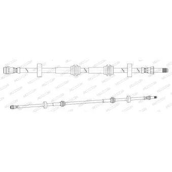 Flexible de frein FERODO FHY3377