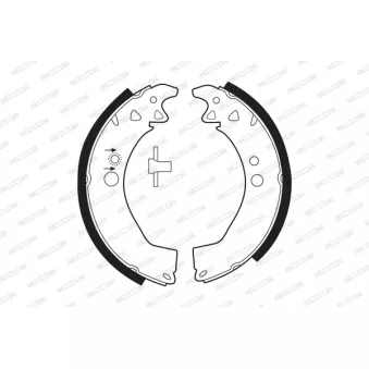 Jeu de mâchoires de frein FERODO FSB116