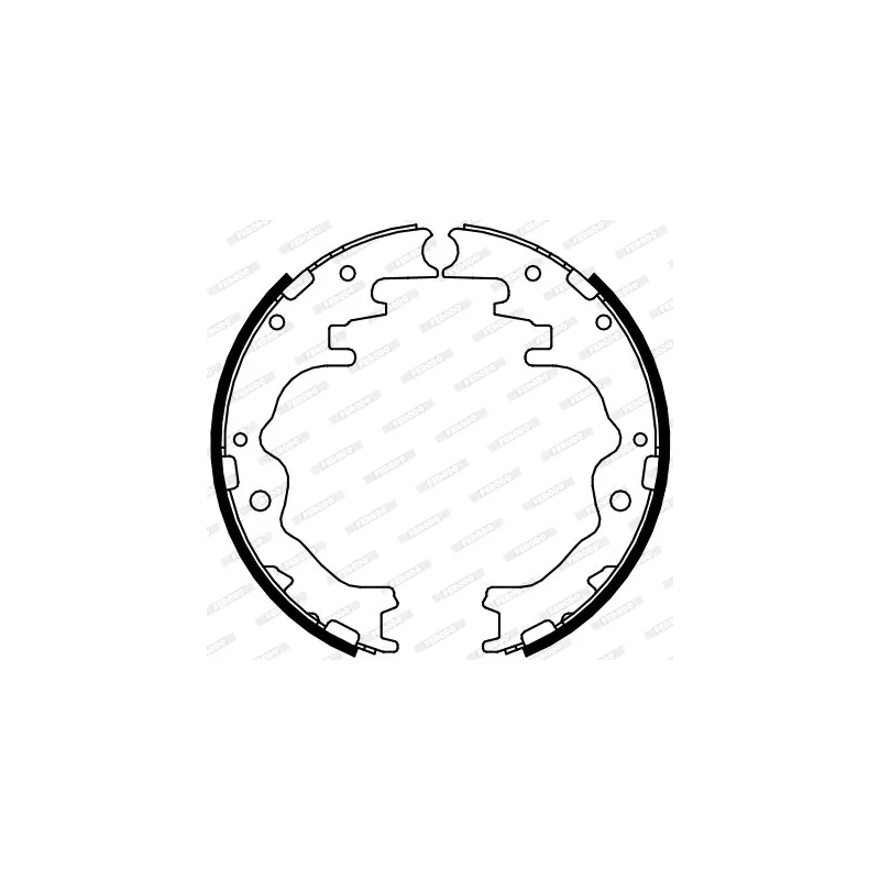 Jeu de mâchoires de frein FERODO FSB4092