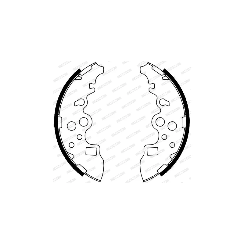 Jeu de mâchoires de frein FERODO FSB4093