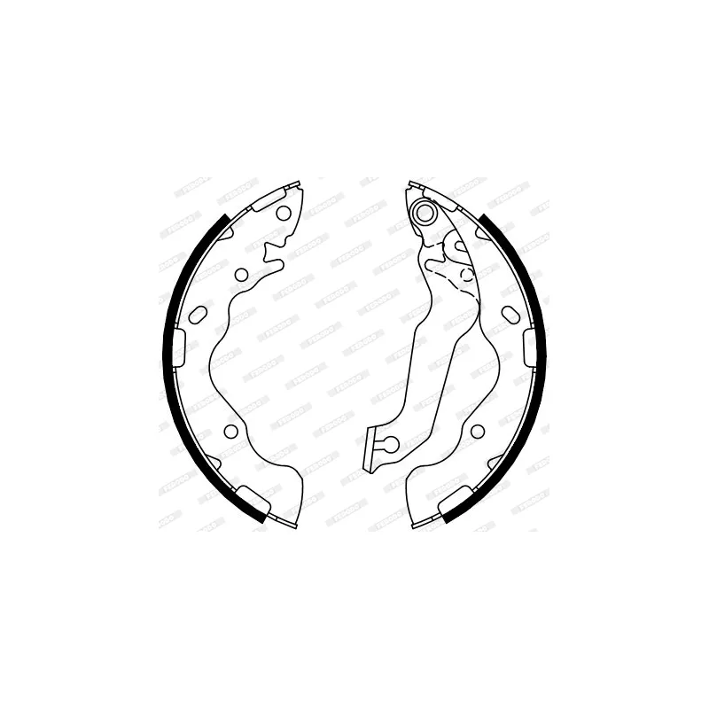 Jeu de mâchoires de frein FERODO FSB4098