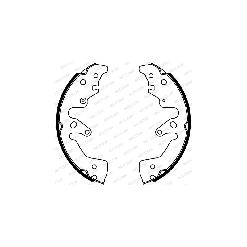 Jeu de mâchoires de frein FERODO FSB4113