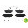 Jeu de 4 plaquettes de frein avant FERODO FVR1002 - Visuel 1