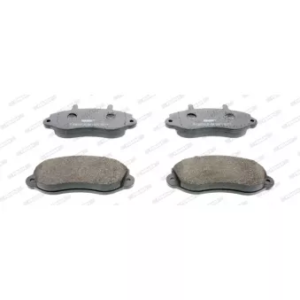 Jeu de 4 plaquettes de frein avant FERODO FVR1292