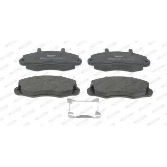 Jeu de 4 plaquettes de frein avant FERODO FVR1338