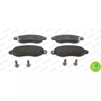 Jeu de 4 plaquettes de frein avant FERODO FVR1381