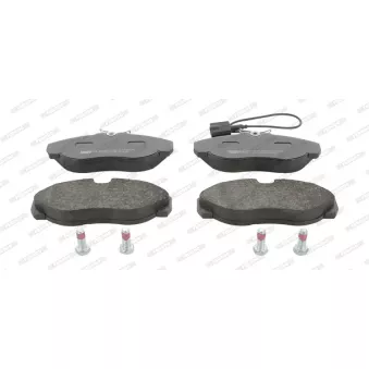 Jeu de 4 plaquettes de frein avant FERODO FVR1396