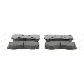 Jeu de 4 plaquettes de frein avant FERODO FVR4038