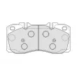 Jeu de 4 plaquettes de frein avant FERODO FVR4038 - Visuel 2