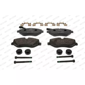 Jeu de 4 plaquettes de frein avant FERODO FVR4053