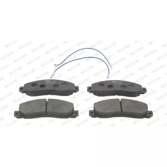 Jeu de 4 plaquettes de frein avant FERODO FVR414