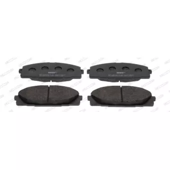 Jeu de 4 plaquettes de frein avant FERODO FVR4327
