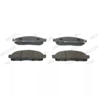 Jeu de 4 plaquettes de frein avant FERODO FVR4415