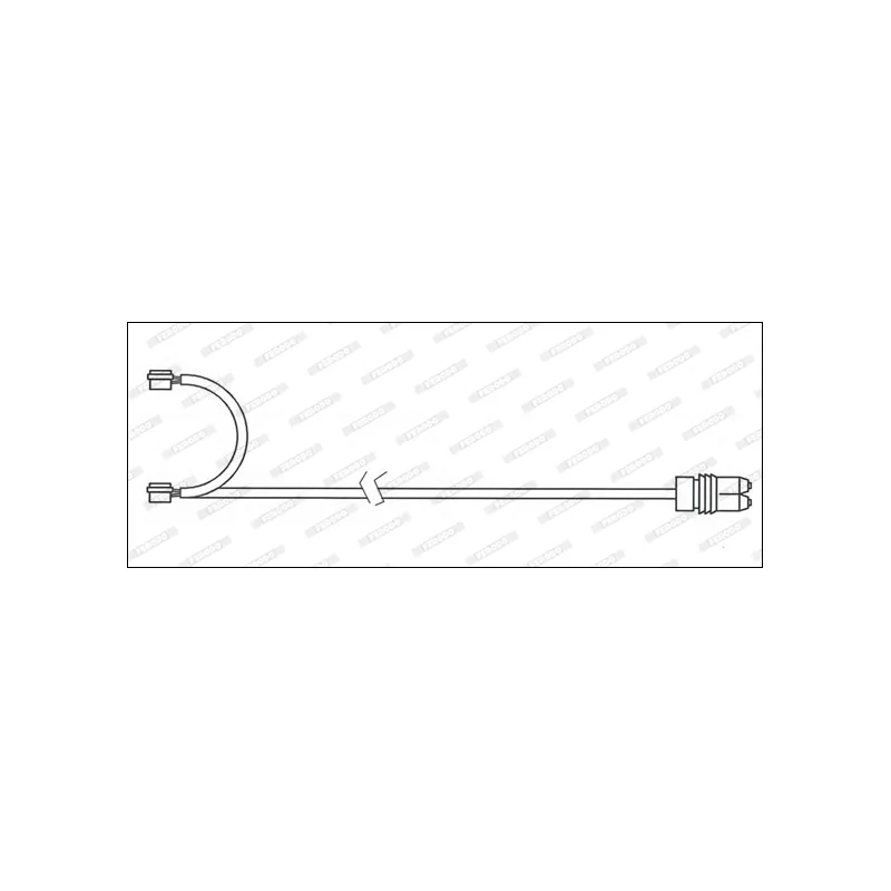 Contact d'avertissement, usure des plaquettes de frein FERODO FWI341