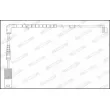 Contact d'avertissement, usure des plaquettes de frein FERODO FWI349 - Visuel 2