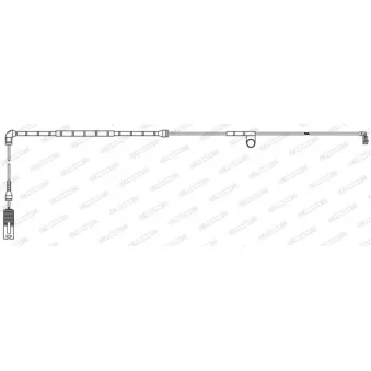 Contact d'avertissement, usure des plaquettes de frein FERODO FWI400