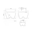 Kit de plaquettes de freins de haute performance BREMBO 07.B314.01 - Visuel 3