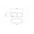 Kit de plaquettes de freins de haute performance BREMBO 07.B315.39 - Visuel 3