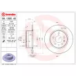 Jeu de 2 disques de frein arrière BREMBO 08.1395.40 - Visuel 2