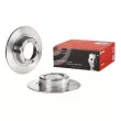 Jeu de 2 disques de frein avant BREMBO 08.1741.10 - Visuel 1