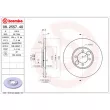 Jeu de 2 disques de frein arrière BREMBO 08.2557.40 - Visuel 2