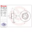 Jeu de 2 disques de frein avant BREMBO 08.2559.24 - Visuel 2