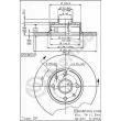 Jeu de 2 disques de frein avant BREMBO 08.2597.10 - Visuel 2