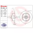 Jeu de 2 disques de frein avant BREMBO 08.2691.10 - Visuel 2
