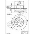 Jeu de 2 disques de frein avant BREMBO 08.2792.10 - Visuel 2