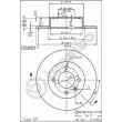 Jeu de 2 disques de frein avant BREMBO 08.2878.10 - Visuel 2