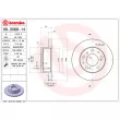 Jeu de 2 disques de frein avant BREMBO 08.3069.14 - Visuel 2