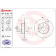 Jeu de 2 disques de frein arrière BREMBO 08.3126.14 - Visuel 2