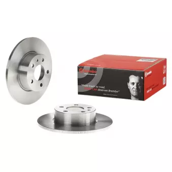 Jeu de 2 disques de frein arrière BREMBO 08.3126.24